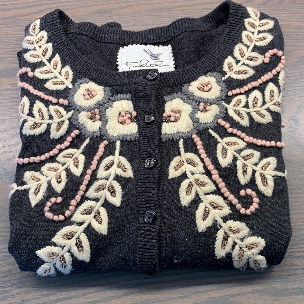 Anthropologie cardigan Tabitha sweater sz s